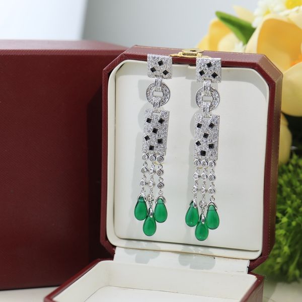 new tassel earrings silver plated gold micro set emerald earrings simulated emerald earrings
new tassel earrings silver plated gold micro set emerald earrings simulated emerald earrings