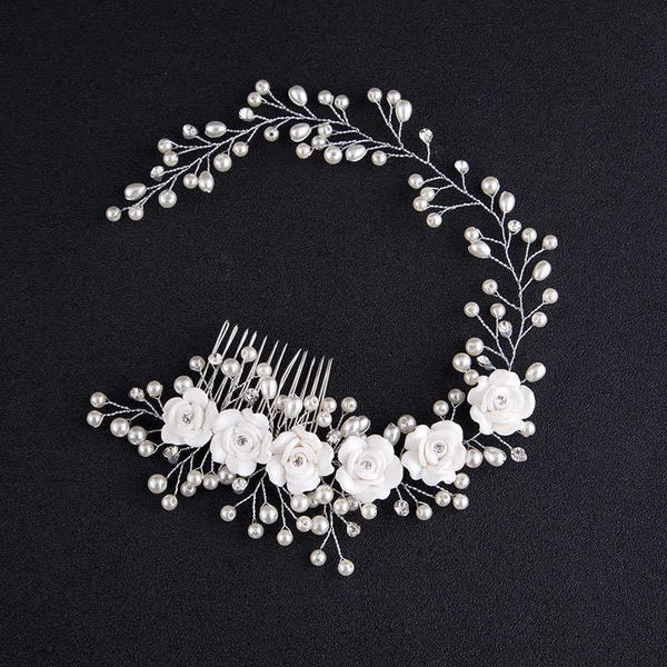 wedding hair jewelry white flower wedding headbands bridal hair jewelry accessories hair comb clips for women girls pearl rhinestone hairban, Slivery;golden
wedding hair jewelry white flower wedding headbands bridal hair jewelry accessories hair comb clips for women girls pearl rhinestone hairban, Slivery;golden