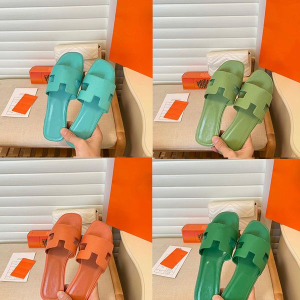 jelly flip leather designer womens sandals light blue casual slippers luxury adhesive summer street genuine flat heel outside matching indoo, Black