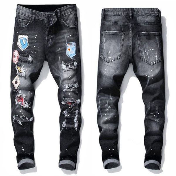 d2 mens rips stretch black jeans fashion slim fit washed motocycle denim pants panelled hip hop trousers a1 bhf #1 nsm zss mfm, Blue
d2 mens rips stretch black jeans fashion slim fit washed motocycle denim pants panelled hip hop trousers a1 bhf #1 nsm zss mfm, Blue