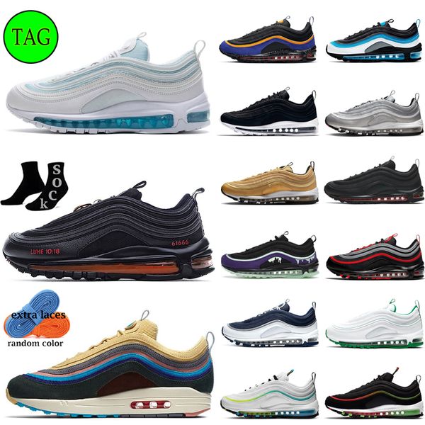 classic running shoes 97 97s mens women sneakers desingner trainers hundred hollowed triple black white sillver bullet jesus satan light bon
classic running shoes 97 97s mens women sneakers desingner trainers hundred hollowed triple black white sillver bullet jesus satan light bon