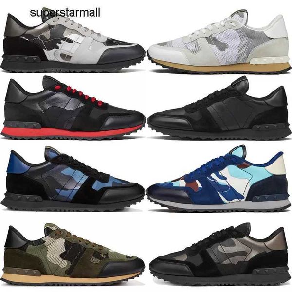 easyhoom with box men rockrunner sneakers luxury designer shoes in camouflage mesh fabric rubber stud triple b valentinoe''valenti, Black
easyhoom with box men rockrunner sneakers luxury designer shoes in camouflage mesh fabric rubber stud triple b valentinoe''valenti, Black