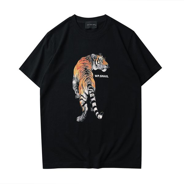 23ss italy summer men cotton tee tiger print t shirt vintage fashion streetwear casual tshirt kn36, Black;brown
23ss italy summer men cotton tee tiger print t shirt vintage fashion streetwear casual tshirt kn36, Black;brown