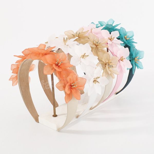 women girls big flower hairband headband hair accessories women's elegant retro wide-brimmed headbands, Silver
women girls big flower hairband headband hair accessories women's elegant retro wide-brimmed headbands, Silver