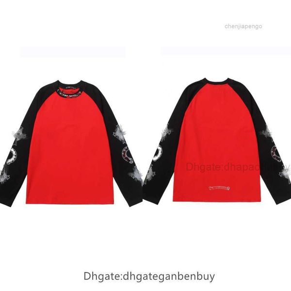 & mens brand long sleeve t-shirts sweatshirt chromes ch horseshoe sanskrit print luxury pullover hearts fashion women sweater undercoat hlj, Black
& mens brand long sleeve t-shirts sweatshirt chromes ch horseshoe sanskrit print luxury pullover hearts fashion women sweater undercoat hlj, Black