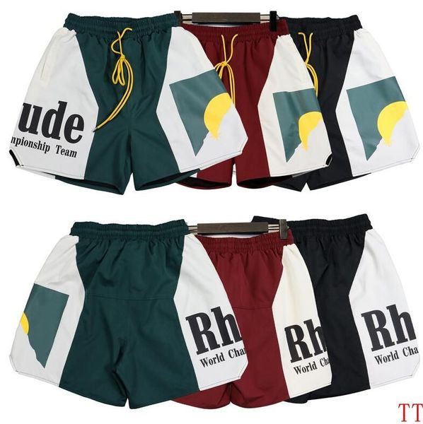 designer men rh limited rhude shorts summer swim short knee length hip hop high street sports training beach pants mens elastic waist basket, White;black
designer men rh limited rhude shorts summer swim short knee length hip hop high street sports training beach pants mens elastic waist basket, White;black