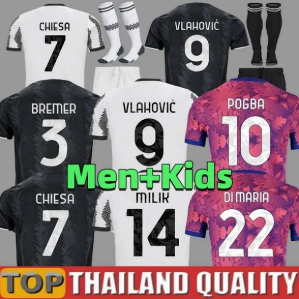 22 23 juventus pogba juventus soccer jerseys di maria vlahovic chiesa locatelli morata de ligt kean maglia da 2022 2023 men kids kit footbal, Black;yellow
22 23 juventus pogba juventus soccer jerseys di maria vlahovic chiesa locatelli morata de ligt kean maglia da 2022 2023 men kids kit footbal, Black;yellow