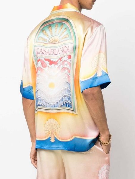 new 23ss casablanca designer shirt lucid dreams island scenery quality satin short sleeve shirt men and women casablanc, White;black
new 23ss casablanca designer shirt lucid dreams island scenery quality satin short sleeve shirt men and women casablanc, White;black