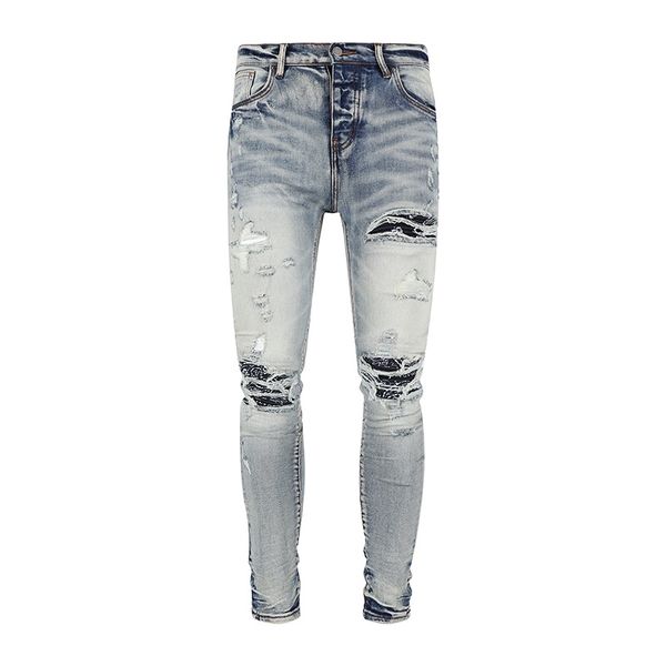 patches detail biker fit jeans men slim motorcycle for mens vintage distressed denim jean pants 100%zp reduction, perfect details of the upp, Blue
patches detail biker fit jeans men slim motorcycle for mens vintage distressed denim jean pants 100%zp reduction, perfect details of the upp, Blue