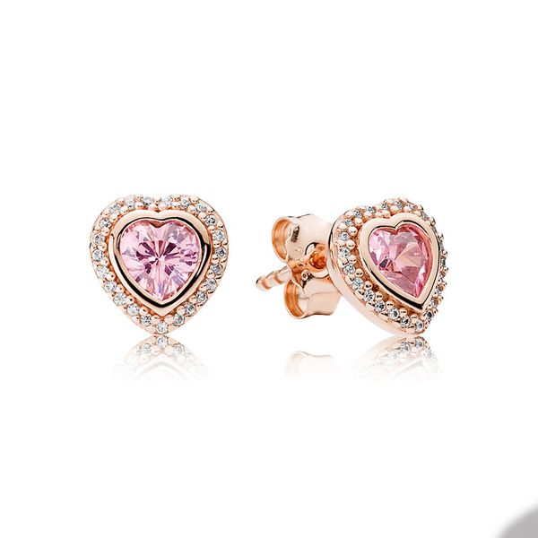 rose gold heart stud earrings for pandora real sterling silver wedding designer earring set for women girlfriend gift cz diamond love earrin, Golden;silver
rose gold heart stud earrings for pandora real sterling silver wedding designer earring set for women girlfriend gift cz diamond love earrin, Golden;silver