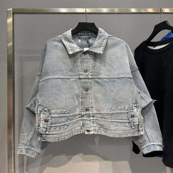 designer t shirt shirt high version product trend washed old reversed denim cardigan jacket men, Black;brown
designer t shirt shirt high version product trend washed old reversed denim cardigan jacket men, Black;brown