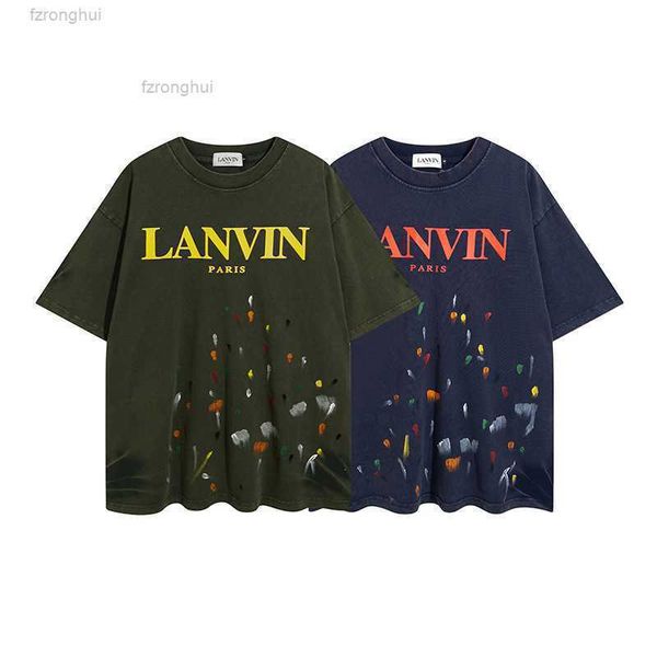 2023 men's t shirts men's t-shirts summer lanvin fashion letter speckled print and women's casual short sleeve t-shirt pjqg, White;black
2023 men's t shirts men's t-shirts summer lanvin fashion letter speckled print and women's casual short sleeve t-shirt pjqg, White;black