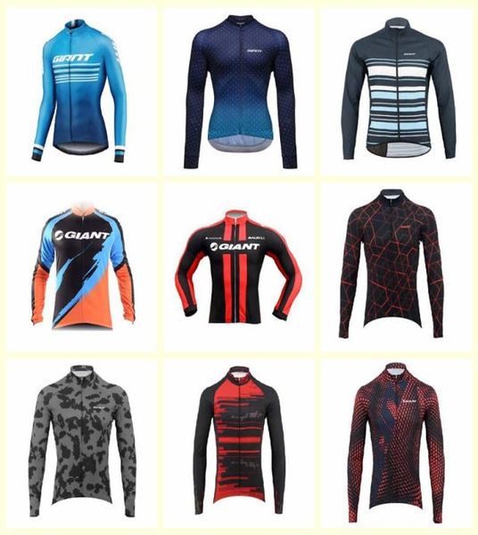 Image of 2019 team Cycling long Sleeves jersey New Men Autumn quick dry Clothing Road Bicycle Sportswear U918045481815