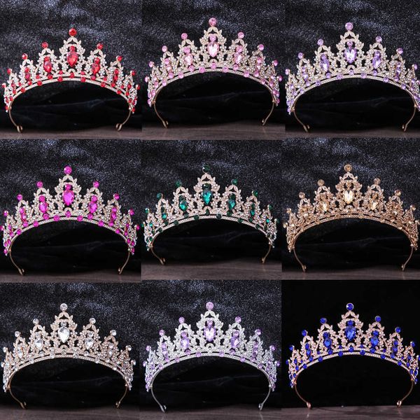 wedding hair jewelry diezi luxury elegant ab crystal crown hair accessories tiara for women party red purple rhinestone bridal crown new hai, Slivery;golden
wedding hair jewelry diezi luxury elegant ab crystal crown hair accessories tiara for women party red purple rhinestone bridal crown new hai, Slivery;golden