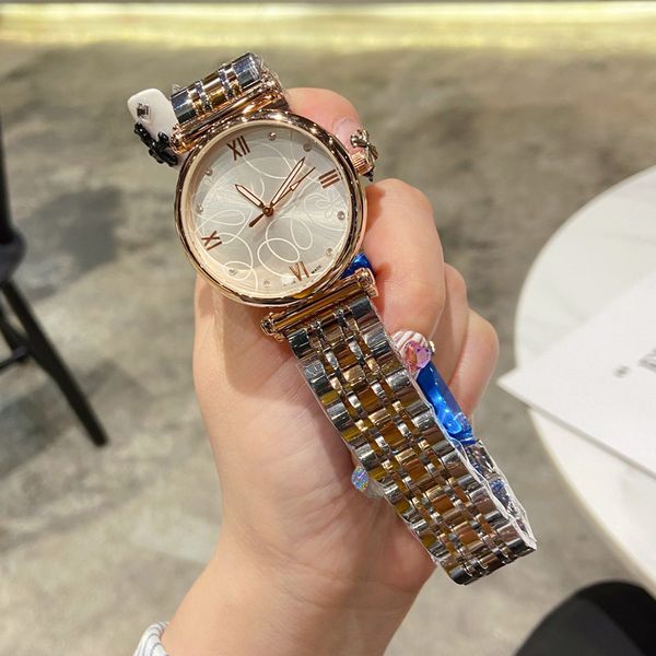 fashion women watches 32mm luxury diamond lady watch stainless steel band waterproof wristwatches birthday christmas valentine's mother, Slivery;brown
fashion women watches 32mm luxury diamond lady watch stainless steel band waterproof wristwatches birthday christmas valentine's mother, Slivery;brown