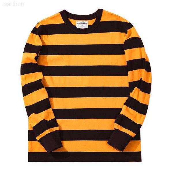 ok0201 american vintage 280g heavyweight cotton striped long sleeve t-shirt men autumn navy classical casual thick pullover, White;black
ok0201 american vintage 280g heavyweight cotton striped long sleeve t-shirt men autumn navy classical casual thick pullover, White;black