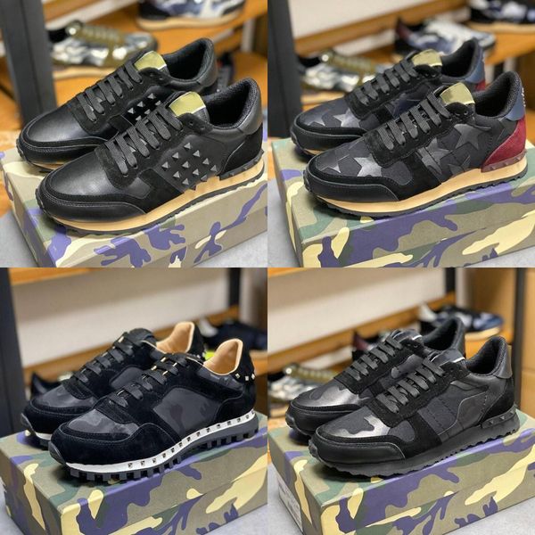 camouflage sneaker womens mens rivet shoes studded flats mesh camo suede leather casual trainers rockrunner chaussures, Black
camouflage sneaker womens mens rivet shoes studded flats mesh camo suede leather casual trainers rockrunner chaussures, Black