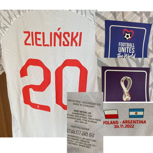 collectable souvenirs match worn player issue poland maillot vs argentina lewandowski zielinski piatek soccer patch badge printing
collectable souvenirs match worn player issue poland maillot vs argentina lewandowski zielinski piatek soccer patch badge printing