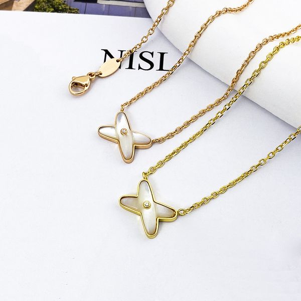Never Fading 18K Gold Plated Luxury Brand Designer Pendants Necklaces Crystal Stainless Steel Letter Choker Pendant Necklace Chain Jewelry Accessories Gifts
Never Fading 18K Gold Plated Luxury Brand Designer Pendants Necklaces Crystal Stainless Steel Letter Choker Pendant Necklace Chain Jewelry Accessories Gifts