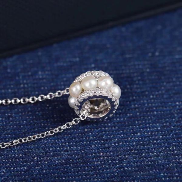 s925 love pearl pendant necklace for women girl clavicle chain choker fashion jewelry gift party collares para mujer, Silver
s925 love pearl pendant necklace for women girl clavicle chain choker fashion jewelry gift party collares para mujer, Silver
