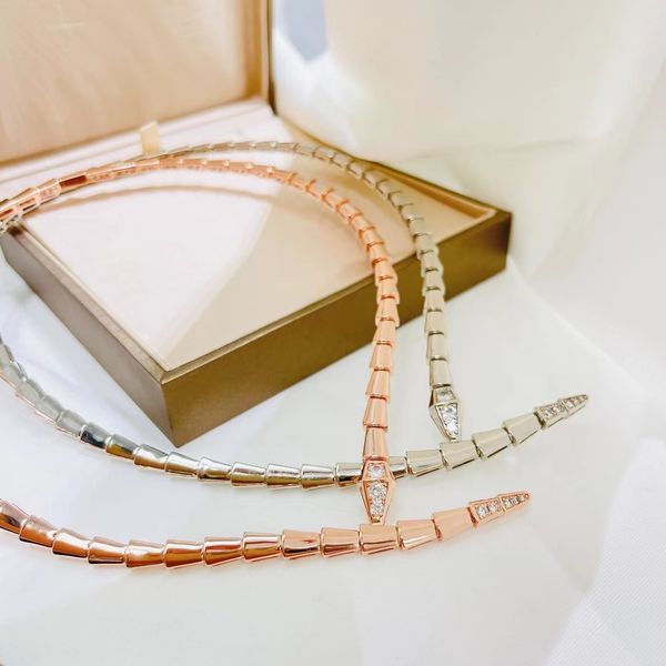 new jewelry love necklace rope chain designer necklace luxury necklaces womens necklace serpentine belt drill bvla choker platinum rose gold, Silver
new jewelry love necklace rope chain designer necklace luxury necklaces womens necklace serpentine belt drill bvla choker platinum rose gold, Silver