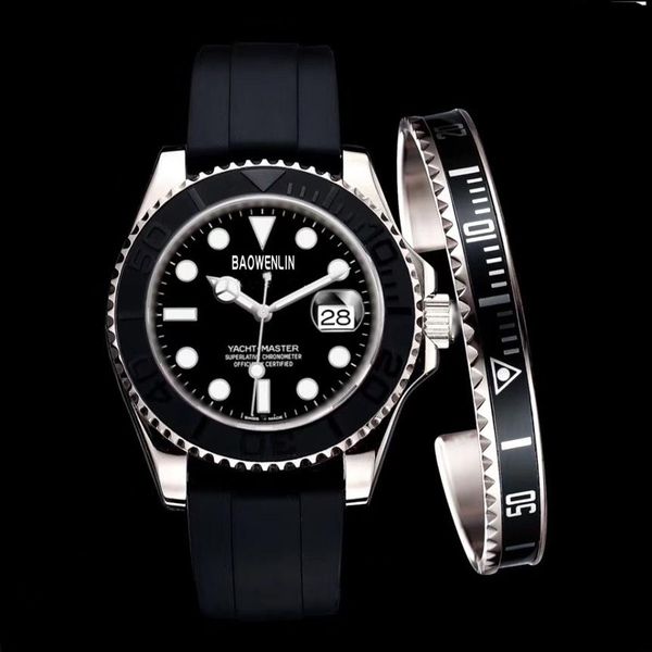 watch ym 42 mm rubber belt resistance diving crime dial 2813 nautical style automatic luxury watches men wristwatches iced out mon258s, Slivery;brown
watch ym 42 mm rubber belt resistance diving crime dial 2813 nautical style automatic luxury watches men wristwatches iced out mon258s, Slivery;brown