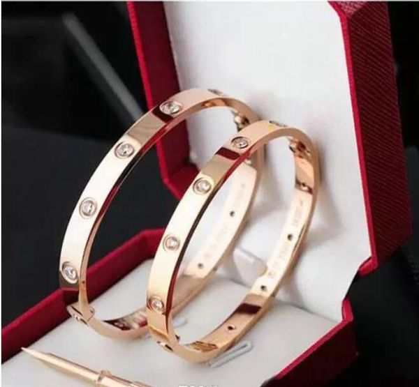 bracelet bangles women men 4cz titanium steel screw screwdriver bracelets gold silver rose nail bracelet jewelry with velvet bag, Golden;silver
bracelet bangles women men 4cz titanium steel screw screwdriver bracelets gold silver rose nail bracelet jewelry with velvet bag, Golden;silver