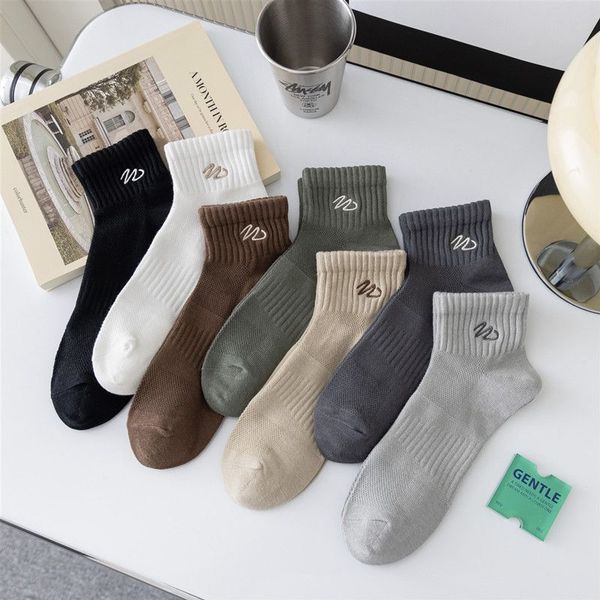men's socks summer widen short barrel embroidery cotton classic solid color sport basketball men low tube sock, Black
men's socks summer widen short barrel embroidery cotton classic solid color sport basketball men low tube sock, Black