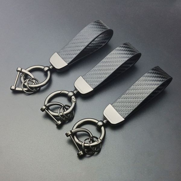 keychains lanyards universal car keychain 360 degree rotating carbon fiber style leather car key rings holder bag pendant high-grade for men, Silver
keychains lanyards universal car keychain 360 degree rotating carbon fiber style leather car key rings holder bag pendant high-grade for men, Silver