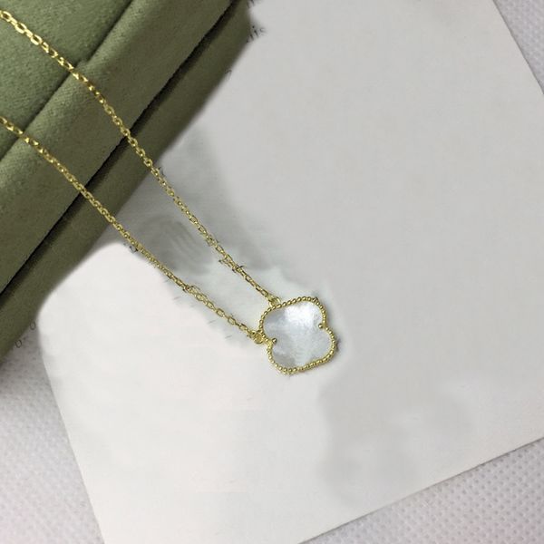 woman pendant necklaces four leaf clover designer brand van necklace fashion luxury jewelry women, Silver
woman pendant necklaces four leaf clover designer brand van necklace fashion luxury jewelry women, Silver