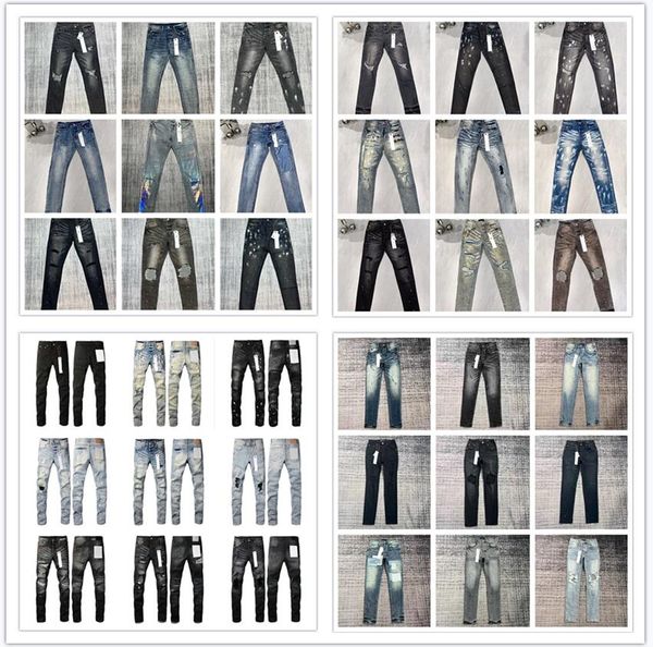 Designer 2024 Jean Fashion Black Ripped Biker Slim Fit Bikers Denim for Mens Pant Stacked Jeans s s
Designer 2024 Jean Fashion Black Ripped Biker Slim Fit Bikers Denim for Mens Pant Stacked Jeans s s