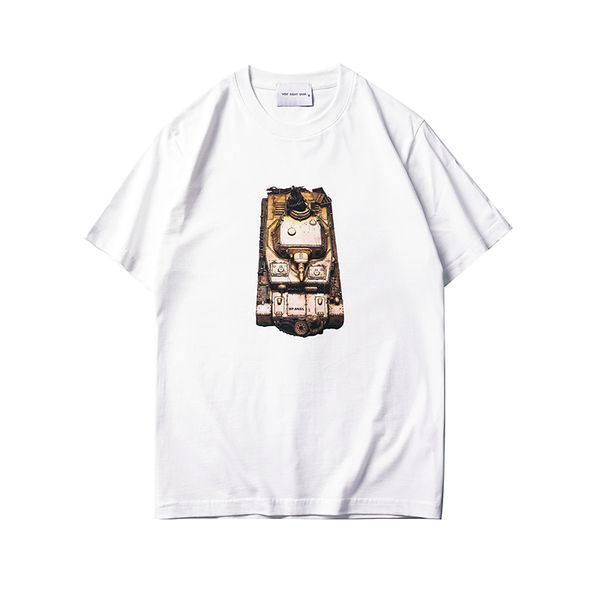 23ss summer men cotton tee tank print t shirt vintage fashion streetwear casual tshirt kn189, Black;brown
23ss summer men cotton tee tank print t shirt vintage fashion streetwear casual tshirt kn189, Black;brown