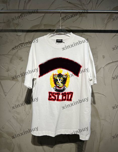 xinxinbuy men designer tee t shirt 23ss paris scissors wheat ear destroyed print short sleeve cotton women black white blue gray xs-l, Black;brown
xinxinbuy men designer tee t shirt 23ss paris scissors wheat ear destroyed print short sleeve cotton women black white blue gray xs-l, Black;brown