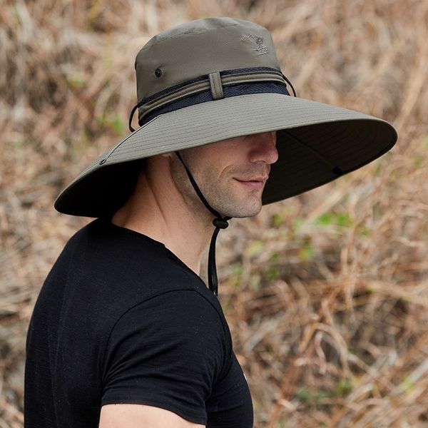 wide brim hats bucket hats summer men15cm quick-drying wide brim bucket hats outdoor sunscreen panama big eaves fishing hats eye protection, Blue;gray
wide brim hats bucket hats summer men15cm quick-drying wide brim bucket hats outdoor sunscreen panama big eaves fishing hats eye protection, Blue;gray