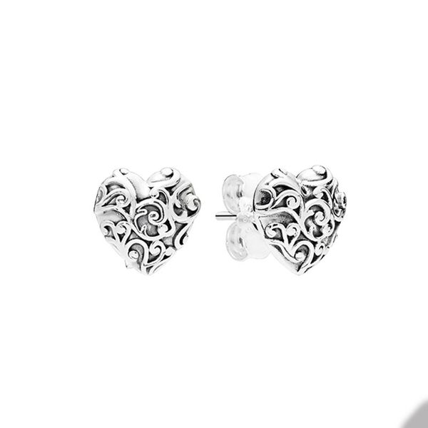 925 sterling silver vintage heart stud earrings for pandora fashion wedding designer earring set jewelry for women girlfriend gift love earr, Golden;silver
925 sterling silver vintage heart stud earrings for pandora fashion wedding designer earring set jewelry for women girlfriend gift love earr, Golden;silver
