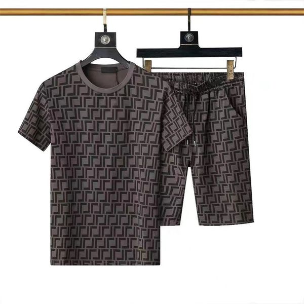 mens designers fashion tracksuit f letter printing luxury sportswear short sleeves summer pullover jogger pants suits summer o-neck sports s, Gray
mens designers fashion tracksuit f letter printing luxury sportswear short sleeves summer pullover jogger pants suits summer o-neck sports s, Gray