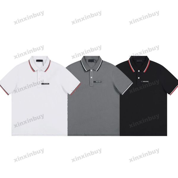 xinxinbuy men designer tee t shirt 23ss paris strip triangle label milan short sleeve cotton women black white blue gray m-2xl, Black;brown
xinxinbuy men designer tee t shirt 23ss paris strip triangle label milan short sleeve cotton women black white blue gray m-2xl, Black;brown