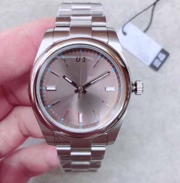 luxury stainless steel 41mm men's watch sapphire automatic mechanical silver white gray dial wristwatches mix colors montres de luxe, Slivery;brown
luxury stainless steel 41mm men's watch sapphire automatic mechanical silver white gray dial wristwatches mix colors montres de luxe, Slivery;brown