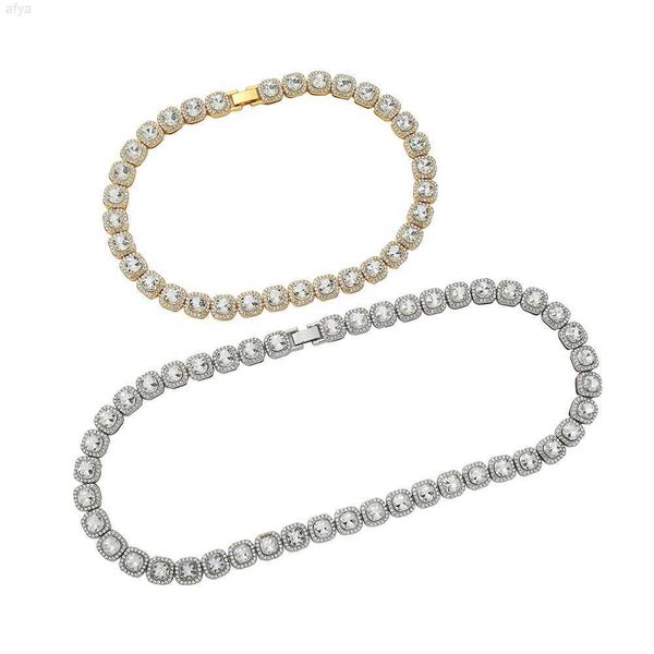 selling copper zircon tennis chain men cz iced out, Silver
