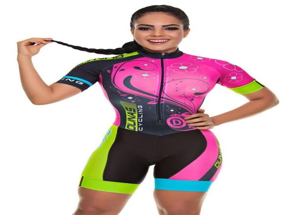 Image of 2019 Pro Team Triathlon Suit Women039s Cycling Jersey Skinsuit Jumpsuit Maillot Cycling Ropa ciclismo set pink gel pad 0072184388