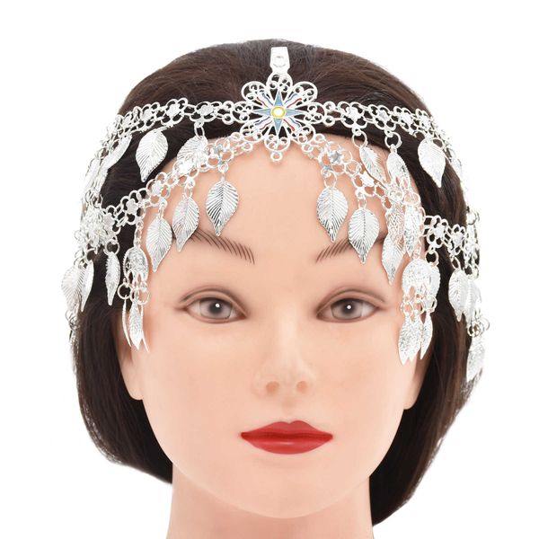 wedding hair jewelry multilayer silver leaf tassel ethnic headpiece hair accessories classic afghan turkey semitic assyrian flag women', Slivery;golden
wedding hair jewelry multilayer silver leaf tassel ethnic headpiece hair accessories classic afghan turkey semitic assyrian flag women', Slivery;golden