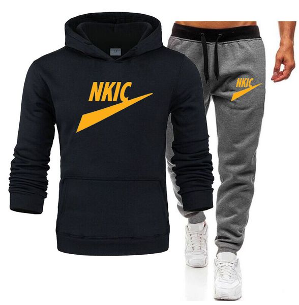 Men's Tracksuit Autumn Clothes Sportswear Two Piece Set Men Jacket Sweatpants Brand Clothing Male Sweatsuit Sports Suits Husband, White
Men's Tracksuit Autumn Clothes Sportswear Two Piece Set Men Jacket Sweatpants Brand Clothing Male Sweatsuit Sports Suits Husband, White