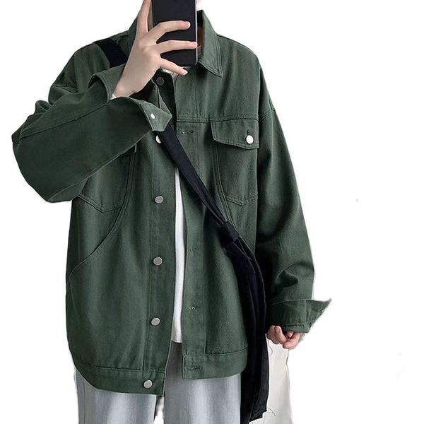 mens jackets vintage coat men mens autumn and winter casual fashion denim jacket loose clothes trend tooling versatile, Black;brown
mens jackets vintage coat men mens autumn and winter casual fashion denim jacket loose clothes trend tooling versatile, Black;brown