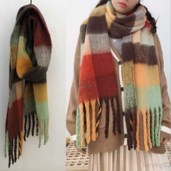 scarves ac scarf womens autumn winter imitation cashmere thick beard scarf; womens versatile color bar grid; warm students thickenedhzxr, Blue;gray
scarves ac scarf womens autumn winter imitation cashmere thick beard scarf; womens versatile color bar grid; warm students thickenedhzxr, Blue;gray