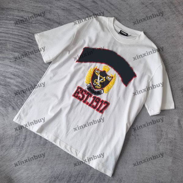xinxinbuy men designer tee t shirt 23ss paris scissors wheat ear print short sleeve cotton women black white blue gray m-2xl, Black;brown
xinxinbuy men designer tee t shirt 23ss paris scissors wheat ear print short sleeve cotton women black white blue gray m-2xl, Black;brown