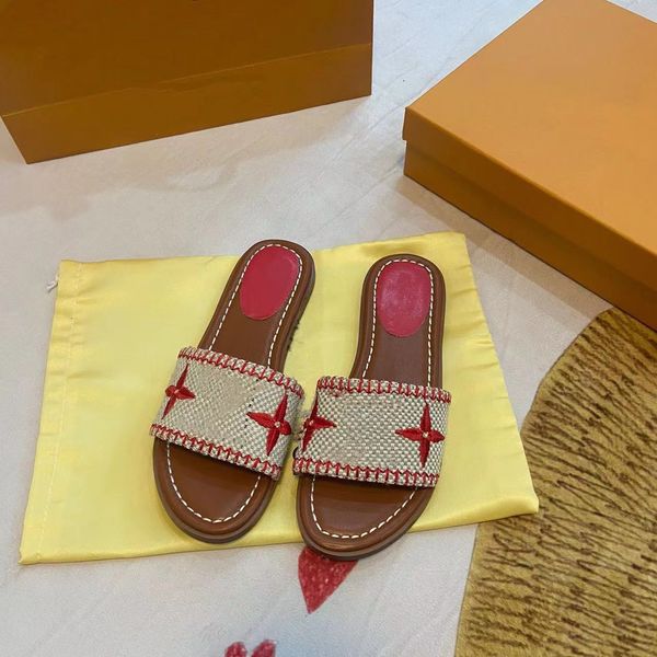 women low heels rubber slide sandal contrast raffia embroidered flat mules designer slippers beach shoes pine green gold sky blue schemes fu, Black
women low heels rubber slide sandal contrast raffia embroidered flat mules designer slippers beach shoes pine green gold sky blue schemes fu, Black