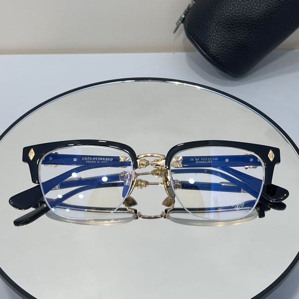 retro chr designers frames for men women sunglasses frame punk design semi rimless symble eyewear customized prescription ladies mens sungla, Black
retro chr designers frames for men women sunglasses frame punk design semi rimless symble eyewear customized prescription ladies mens sungla, Black