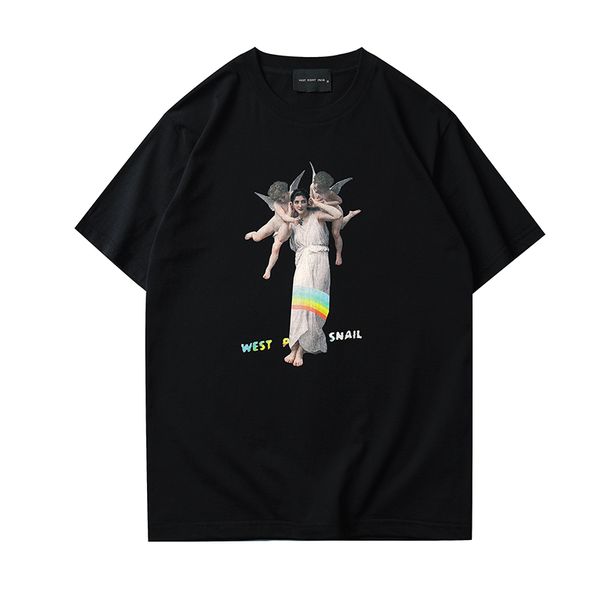 23ss summer men cotton tee religion print t shirt religious fashion streetwear casual tshirt kn08, Black;brown
23ss summer men cotton tee religion print t shirt religious fashion streetwear casual tshirt kn08, Black;brown