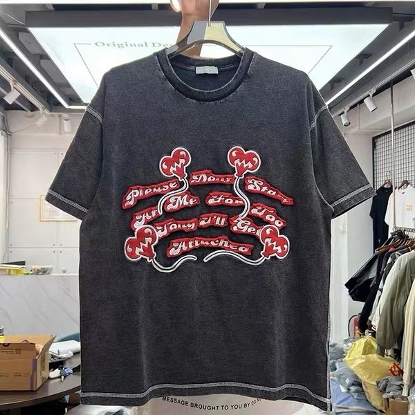 mens tshirts vintage fun single piece embroidered short sleeved shirt 230410, White;black
mens tshirts vintage fun single piece embroidered short sleeved shirt 230410, White;black