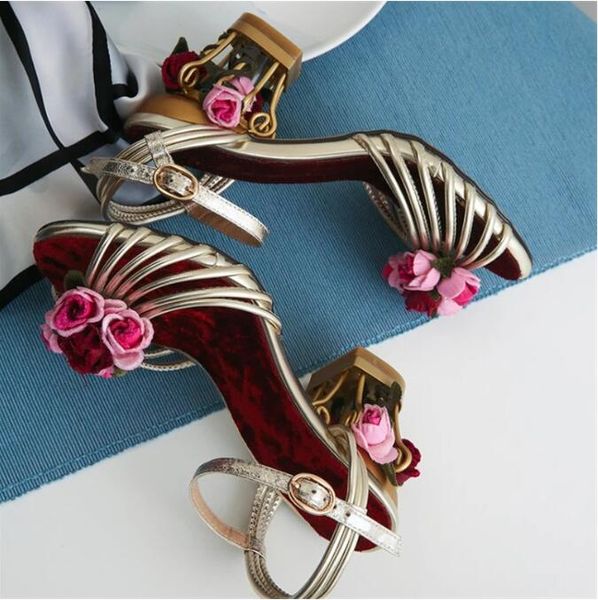 women sandals summer retro flower sweet princess hollow fashion gladiators open-toed women shoes buckle zapatos de mujer, Black
women sandals summer retro flower sweet princess hollow fashion gladiators open-toed women shoes buckle zapatos de mujer, Black